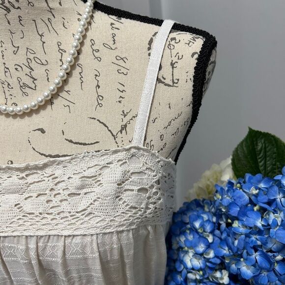 Love on a Hanger Tan Smocked Peplum Camisole - Picture 2 of 10